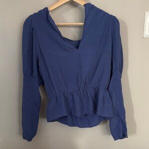 Elegant Blue Women's Top